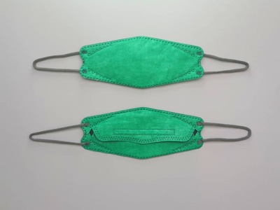 ماسک 3D ( سه بعدی ) رنگ اِمِرالد (سبز دریایی )