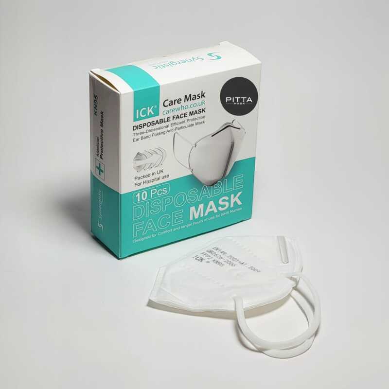ماسک KN95 برند CAREWHO تولید انگلستان 